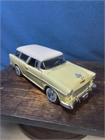 1955 chevy nomad dicast wagon yellow and white