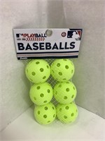 (12x bid) Franklin 6pk Play Ball Baseballs