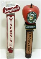 2 Beer Tap Handles - Wisconsin Leinenkugel's &