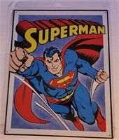 New Superman Metal Sign 12.5" x 16"