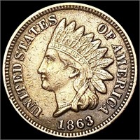 1863 Indian Head Cent CLOSELY UNCIRCULATED