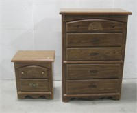 Broyhill Dresser & Nightstand Largest 35"x18"x 48"