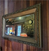 Large Vintage Golden Mirror