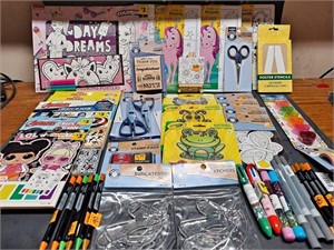 Kids Craft and Activity Lot 44 Items