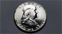 1961 Franklin Half Dollar Uncirculated