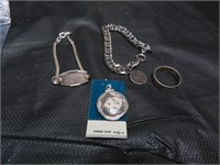 2 Sterling Silver Charm Bracelets & more 34.4 gram