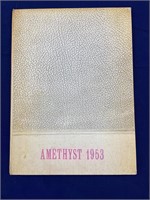 1953 Fayetteville High School Amethyst Yearbook