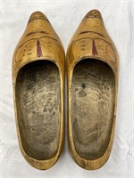 Vintage Wood Clogs, Size Unknown