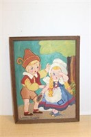 PAINTING ON CANVAS "CHILD'S THEMED"