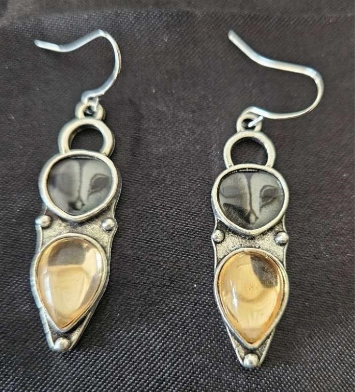 zinc bohemian style earrings