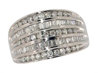 Quality 1.00 ct Baguette Diamond Ring