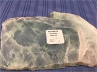 5.5" slab of fluorite      (2)