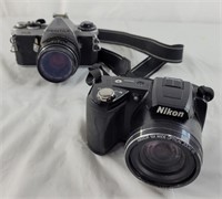 35mm cameras including Nikon Coolpix L110
