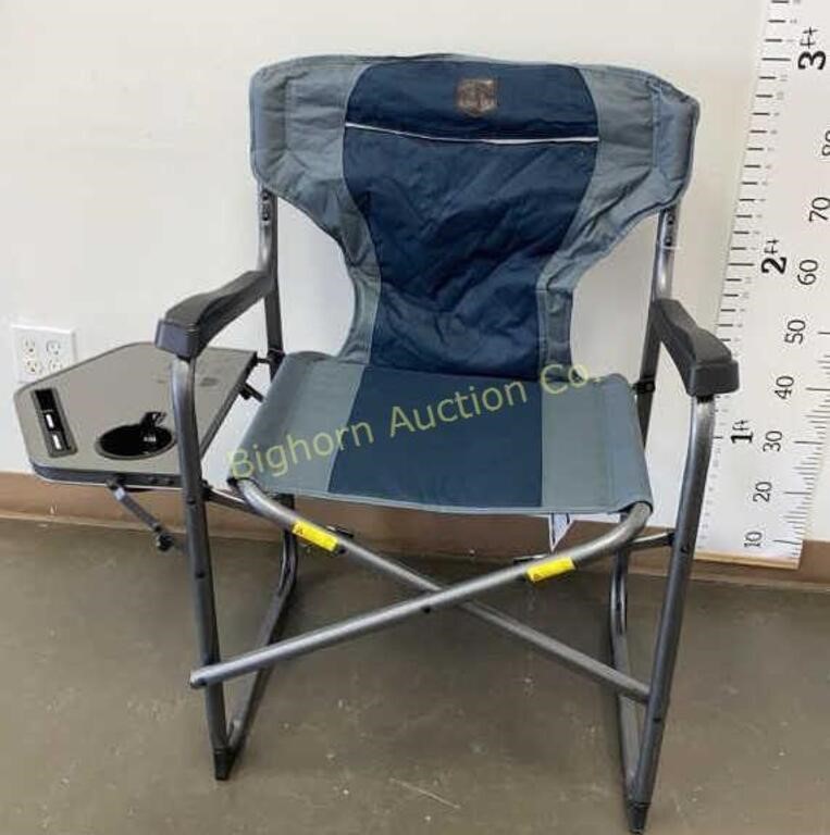 Timber Ridge Folding Directors Chair w/ Foldout