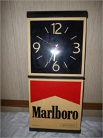 Marlboro Cigarettes Tobacco Advertising Clock
