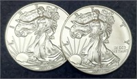 (2) 2018 Silver Eagles