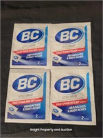 4 BC Aspirin Powder 2 pack per package