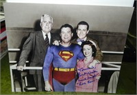 "Lois Lane" Noel Neill Signed Superman Cast Photo