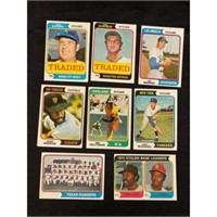 1974 Topps Baseball Partial Set 274 Cards