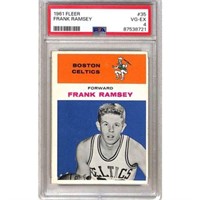 1961 Fleer Frank Ramsey Psa 4