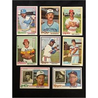 1978 Topps Baseball Partial Set 373 Cards