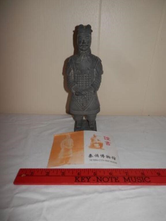 One-9" H Terra Cotta Man-China