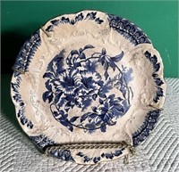 Blue and White China Plate