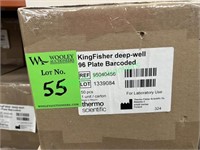 (60) Cartons Kingfisher Deepwell 96 Plate Barcoded