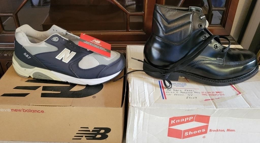 W - NEW BALANCE & KNAPP SHOES NEW IN BOXES