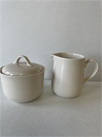 Corning Ware Creamer and Sugar Bowl