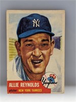 1953 Topps #141 Allie Reynolds Yankees Wrinkle