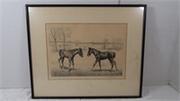 Antique Framed Colt Picture by Anderson-"You and