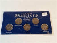 1999 US quarter set