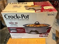 6 quart crock pot- new