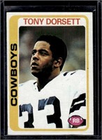 Tony Dorsett Rookie Card 1978 Topps #315
