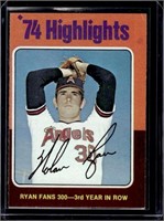 Nolan Ryan '74 Highlights 1975 Topps #5