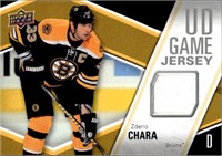 Zdeno Chara Game Used Jersey Relic Card 2012