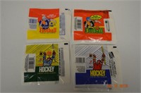 Topps Football/Hockey Gum wrappers