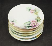 6 Thomas Severs Bavaria Floral China Saucers