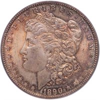 $1 1890-S PCGS MS65 CAC