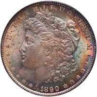 $1 1890 PCGS MS64 CAC