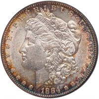 $1 1884-S PCGS AU58 CAC