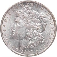 $1 1897-O PCGS AU55 CAC