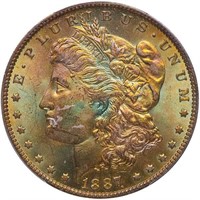 $1 1887-O PCGS MS64 CAC