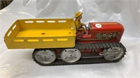MAR Toys USA  Wind-up Tracked Tractor with box