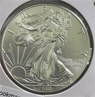 2012 American Eagle Silver GEM BU