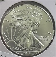 2012 American Eagle Silver GEM BU