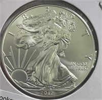 2012 American Eagle Silver GEM BU