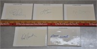5 NHL hockey signatures, see pics