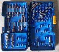 Ryobi Case with Some Assorted Driver Bits, etc.